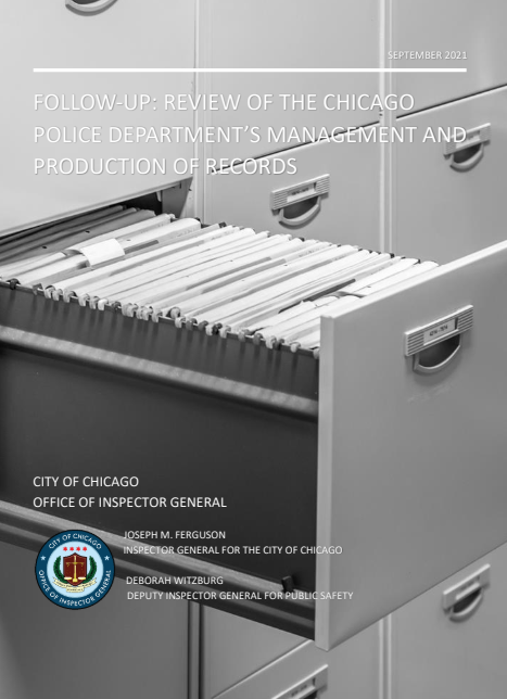 Follow-Up: Review of the Chicago Police Department’s Management and Production of Records - publication cover