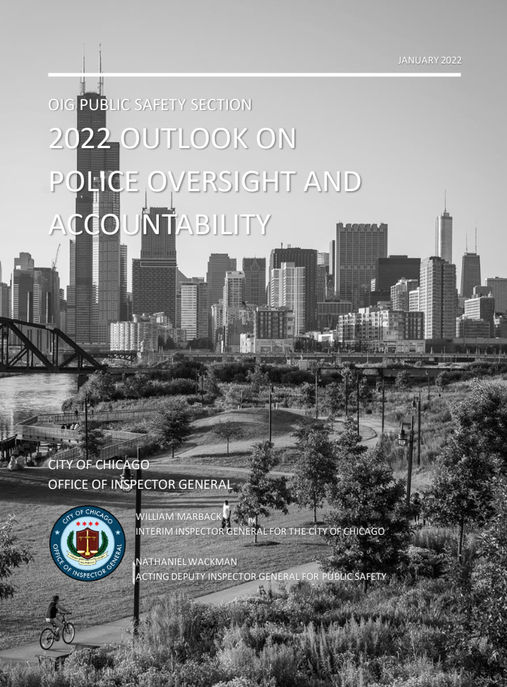 Public Safety 2022 Outlook on Police Oversight and Accountability - publication cover