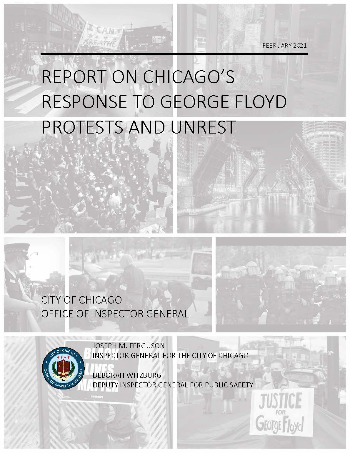 Report on Chicago’s Response to George Floyd Protests and Unrest - publication cover