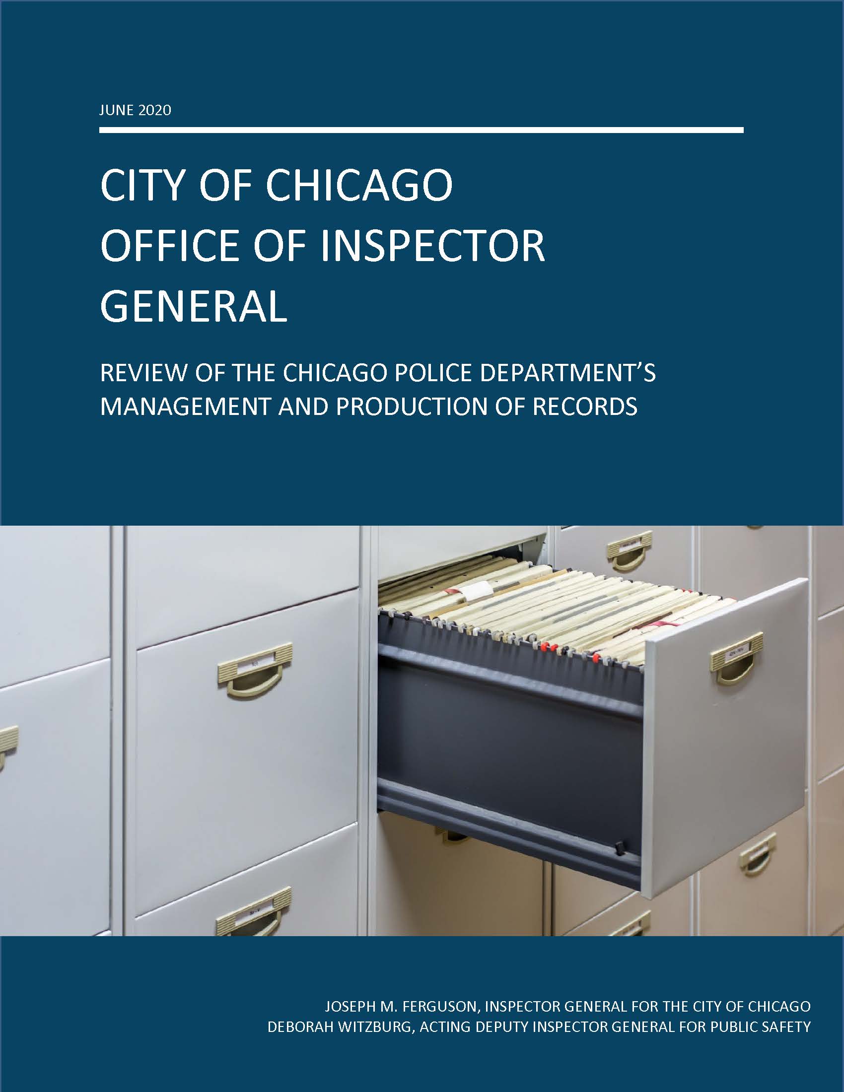 Review of the Chicago Police Department’s Management and Production of Records - publication cover