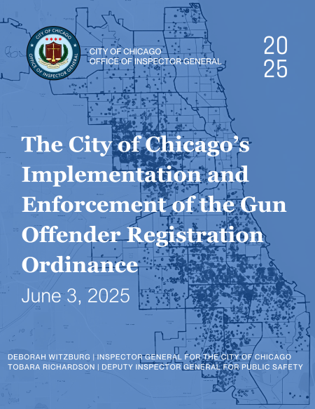 The City of Chicago’s Implementation and Enforcement of the Gun Offender Registration Ordinance - publication cover