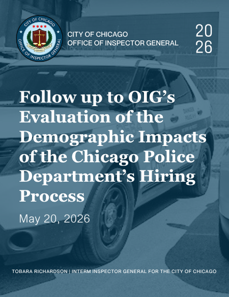 Follow-up Evaluation of Demographic Impacts of Chicago Police Department’s Hiring Process - publication cover